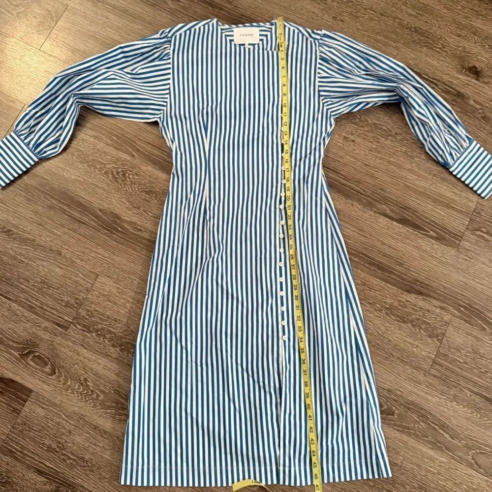 Frame Jet Stream Button Detail Dress - Picture 8 of 10